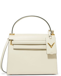 Sac fourre-tout en cuir blanc Valentino