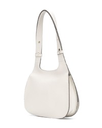 Sac fourre-tout en cuir blanc Hogan