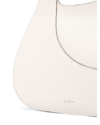 Sac fourre-tout en cuir blanc Hogan