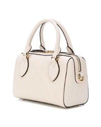 Sac fourre-tout en cuir blanc Gucci