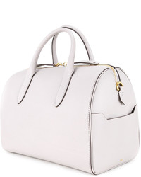 Sac fourre-tout en cuir blanc Anya Hindmarch