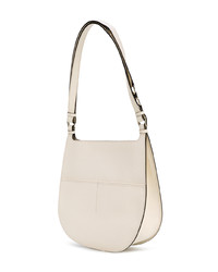 Sac fourre-tout en cuir blanc Valextra