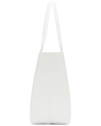 Sac fourre-tout en cuir blanc Mansur Gavriel