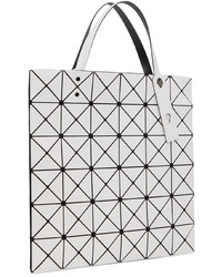 Sac fourre-tout en cuir blanc Bao Bao Issey Miyake