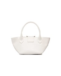 Sac fourre-tout en cuir blanc Dorateymur