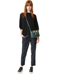 Sac fourre-tout en cuir bleu canard Sophie Hulme