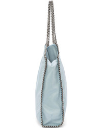 Sac fourre-tout en cuir bleu clair Stella McCartney