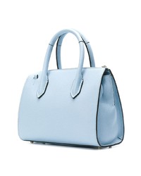 Sac fourre-tout en cuir bleu clair Furla