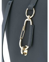 Sac fourre-tout en cuir bleu marine Zac Zac Posen