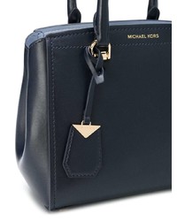 Sac fourre-tout en cuir bleu marine MICHAEL Michael Kors