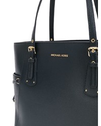 Sac fourre-tout en cuir bleu marine MICHAEL Michael Kors