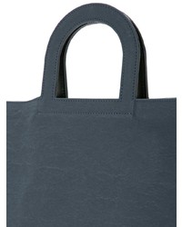 Sac fourre-tout en cuir bleu marine Building Block