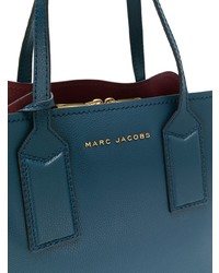 Sac fourre-tout en cuir bleu marine Marc Jacobs