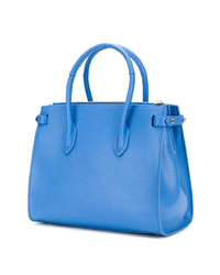 Sac fourre-tout en cuir bleu Furla