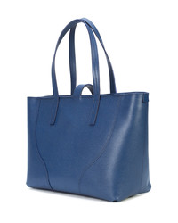 Sac fourre-tout en cuir bleu Senreve