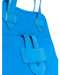 Sac fourre-tout en cuir bleu Tila March