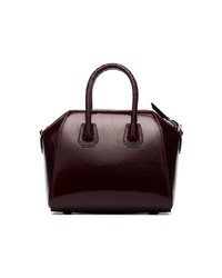 Sac fourre-tout en cuir bordeaux Givenchy