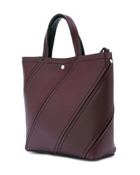 Sac fourre-tout en cuir bordeaux Proenza Schouler