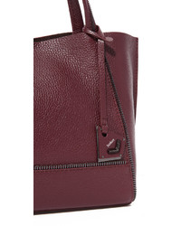 Sac fourre-tout en cuir bordeaux Botkier