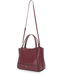 Sac fourre-tout en cuir bordeaux Botkier