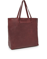 Sac fourre-tout en cuir bordeaux Madewell