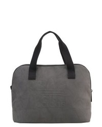 Sac fourre-tout en cuir gris adidas