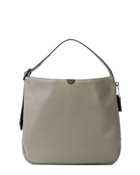 Sac fourre-tout en cuir gris Coach