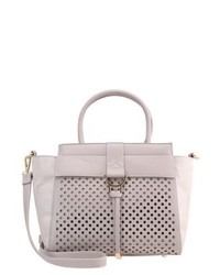 Sac fourre-tout en cuir gris Dorothy Perkins