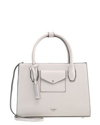 Sac fourre-tout en cuir gris Dune London