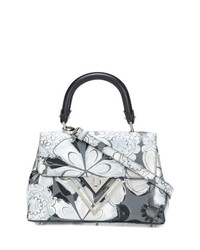 Sac fourre-tout en cuir gris Giaquinto