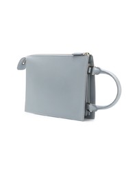 Sac fourre-tout en cuir gris Jil Sander