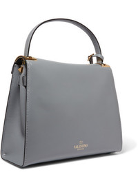 Sac fourre-tout en cuir gris Valentino