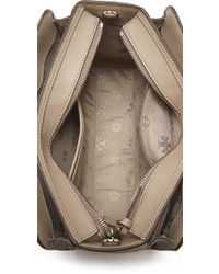 Sac fourre-tout en cuir gris Tory Burch