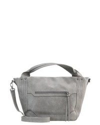 Sac fourre-tout en cuir gris s.Oliver