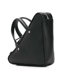 Sac fourre-tout en cuir imprimé noir et blanc Balenciaga