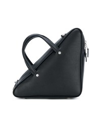 Sac fourre-tout en cuir imprimé noir et blanc Balenciaga