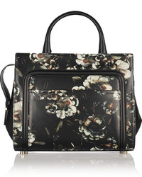 Sac fourre-tout en cuir imprimé noir Jason Wu