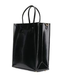 Sac fourre-tout en cuir imprimé noir N°21