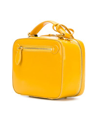 Sac fourre-tout en cuir jaune MARK CROSS