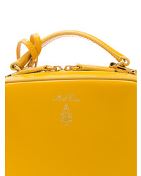 Sac fourre-tout en cuir jaune MARK CROSS