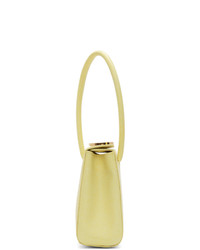 Sac fourre-tout en cuir jaune Little Liffner