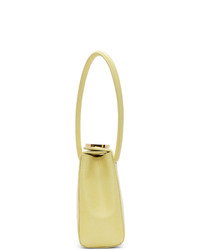 Sac fourre-tout en cuir jaune Little Liffner