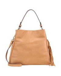 Sac fourre-tout en cuir marron clair Anna Field