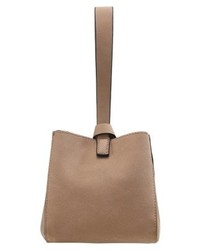 Sac fourre-tout en cuir marron clair Even&Odd