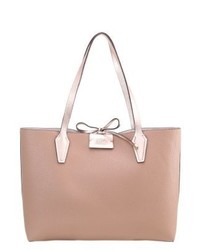 Sac fourre-tout en cuir marron clair GUESS