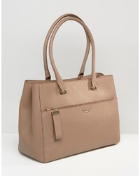 Sac fourre-tout en cuir marron clair Modalu