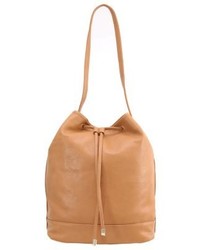 Sac fourre-tout en cuir marron clair Only