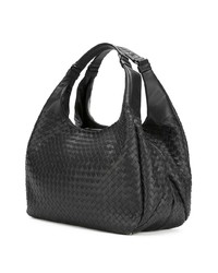 Sac fourre-tout en cuir marron foncé Bottega Veneta