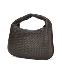 Sac fourre-tout en cuir marron foncé Bottega Veneta