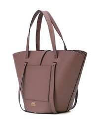 Sac fourre-tout en cuir marron Zac Zac Posen